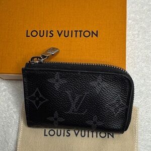 Louis Vuitton eclipse Monogram Coin Pouch
